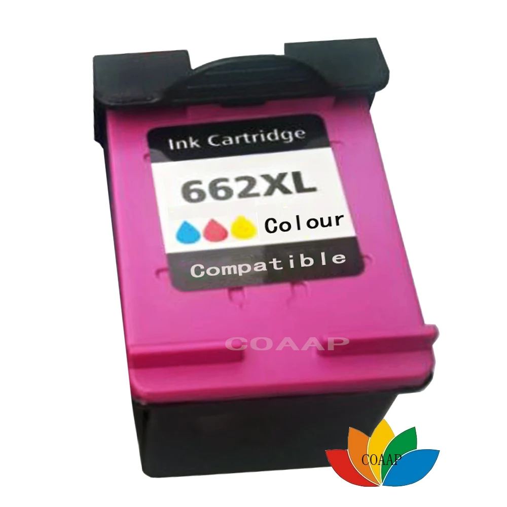 1 шт. Цвет для совместимых HP 662 662xl чернильный картридж hp с чернилами Deskjet 1015 1515 2515