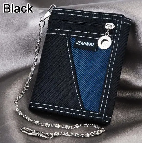 Black Модные мужские кошельки, подарок на день рождения, Брезентовая ткань, короткий клатч, кошельки, мужские монетки, кошелек, кошелек, держатель для карт, сумки, кошелек - Цвет: Black