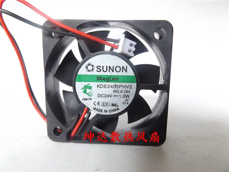 SUNON KDE2405PHV2 DC 24V 1 0 Вт 50x50x15 мм 2 провод Сервер вентилятор охлаждения|Кулеры и системы