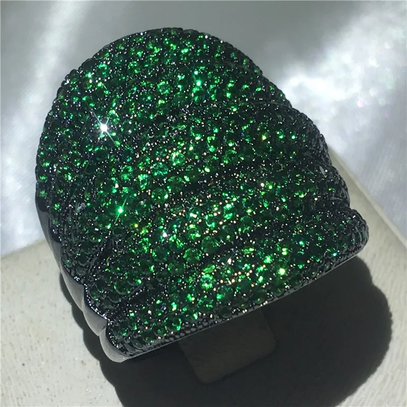 Choucong большое роскошное повседневное кольцо для вечеринки Micro pave 350 шт AAAAA Циркон Cz