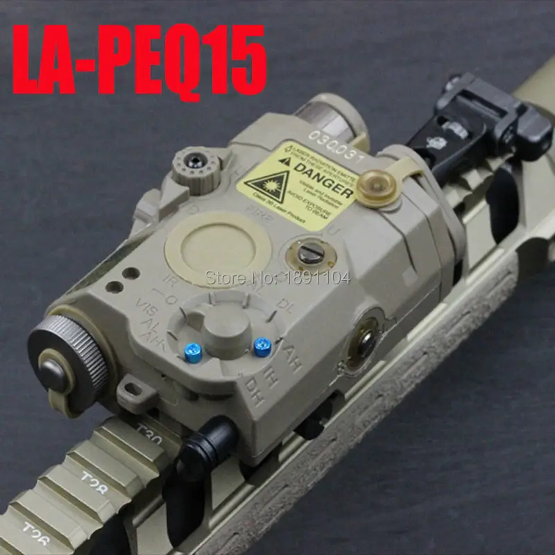 Element LA-PEQ 15 LED light with Red Laser and IR Fits for Airsoft Tactical Military Standard(EX 276) original fma tactical military airsoft an peq 15 battery box laser red dot laser with white led flashlight and ir lens tan bk