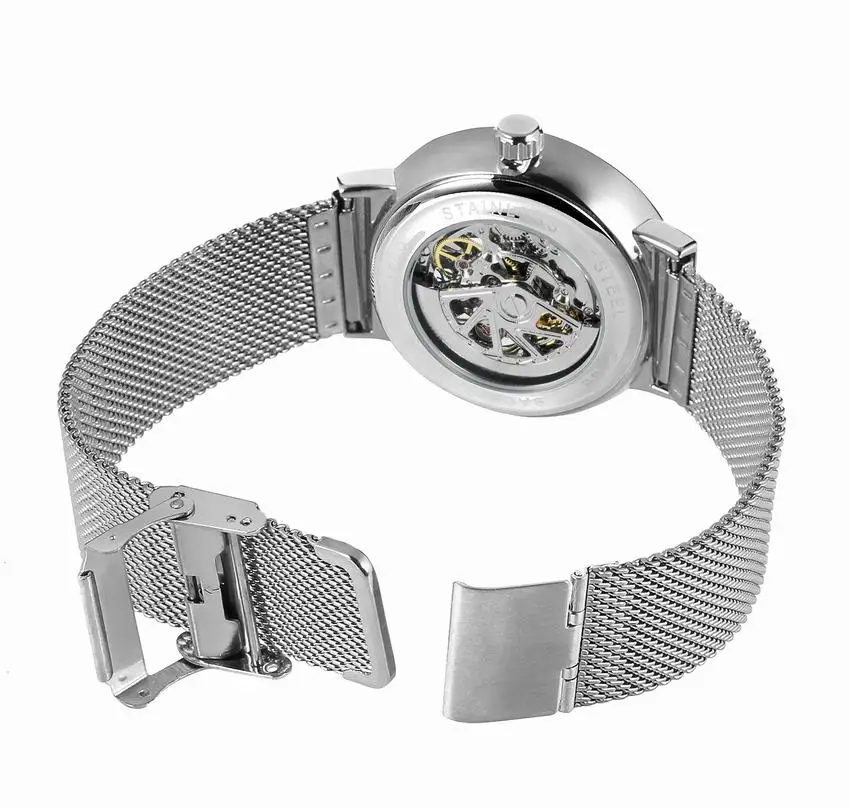 Часы наручные Winner Мужские механические прозрачные брендовые Роскошные