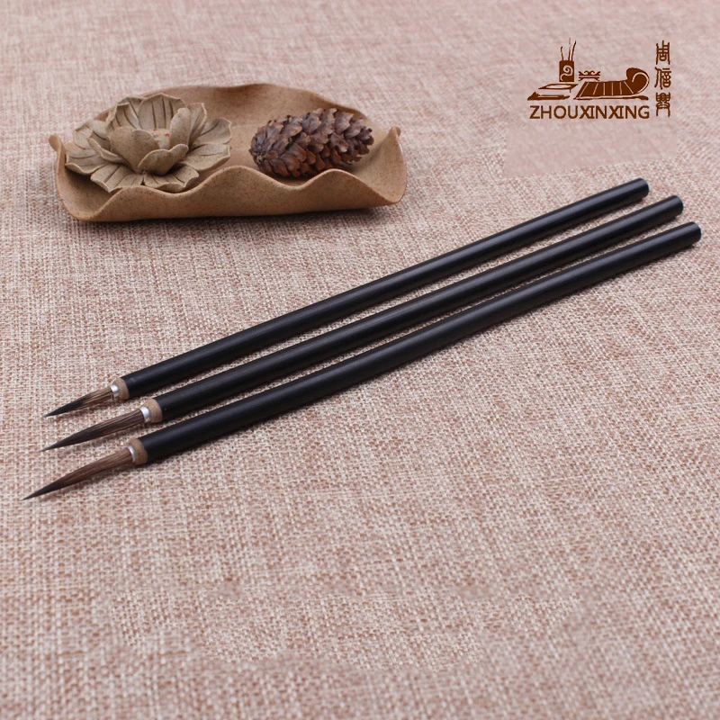 Кисть для рисования 6 шт./компл. большие и средние КИУ карандаши с крючком черная