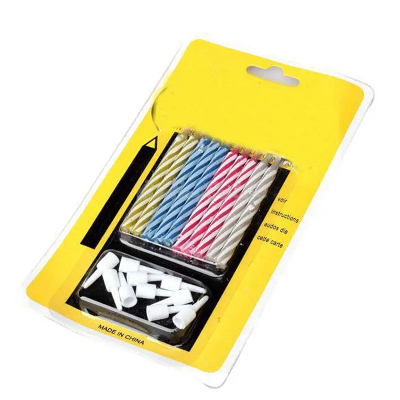 10 шт./упак. забавные волшебную уловку Свеча зажигания торт ко дню рождения