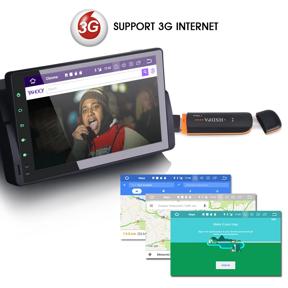Автомагнитола 9 дюймов Android 8 0 Wi Fi RDS BT OBD GPS навигация для BMW E46 M3 3er 318 320 Rover 75 MG ZT|GPS