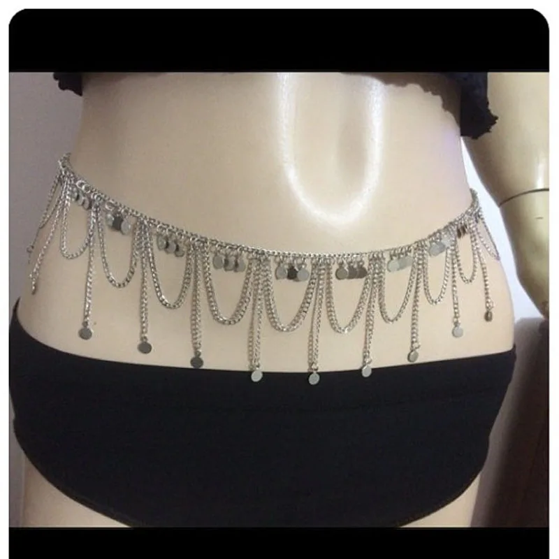 CHARM BIJOUX Модный металлический бахрома сексуальная бохо животная цепь пайетки вечеринка ночной клуб танцорские аксессуары бохемские украшения для тела.