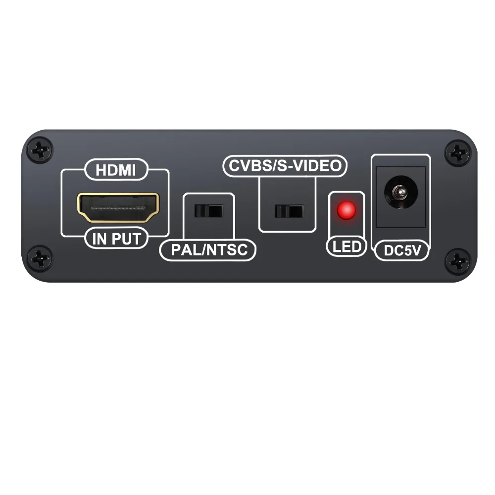 Адаптер LiNKFOR HDMI совместимый с композитным 3RCA AV S Video R/L аудио Vdieo преобразователь