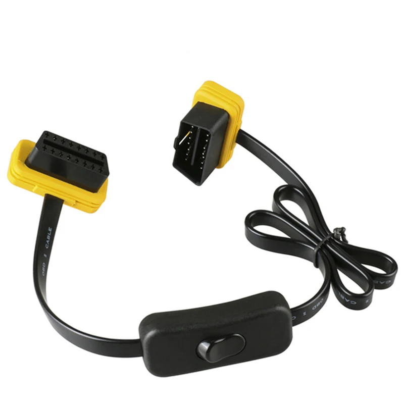Switch connector AUTOOL OBD2 кабель 14 см 1 м 1,5 м 40 дюймов OBDII автомобильные удлинительные кабели и разъемы для IDIAG/5C/V/GOLO Удлинительный obdii кабель ODB адаптер - Цвет: Switch connector
