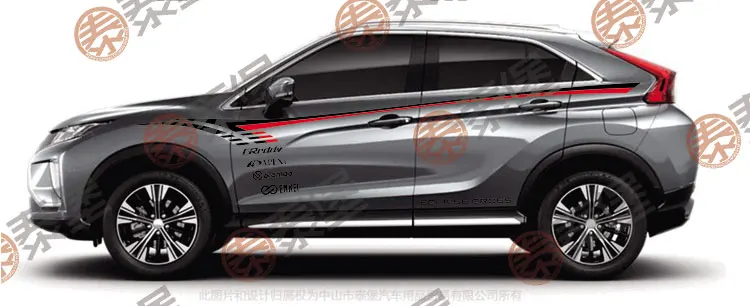 TAIYAO автомобильный стильный спортивный автомобильный стикер для Mitsubishi ECLIPSE CROSS Pajero Outlander Zinger Eclipse