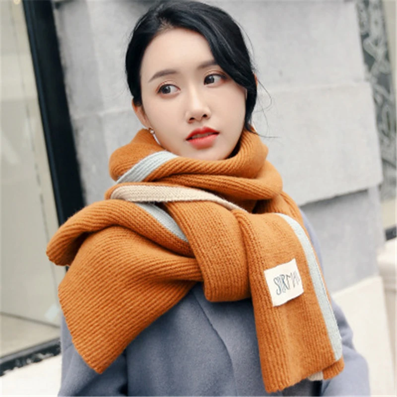 2017 зимний шарф Новинки для женщин Брендовая Дизайнерская обувь шали Для Шарфы и