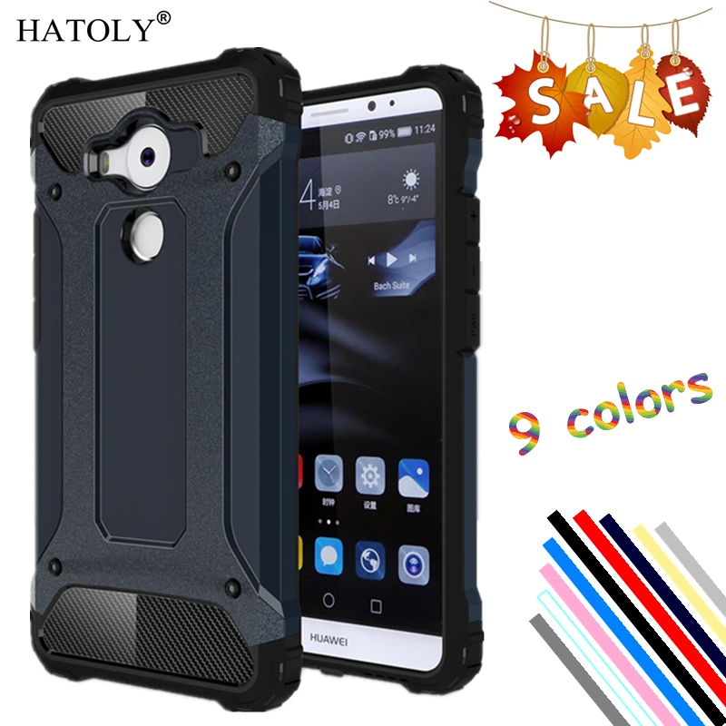 For Huawei Mate 8 Case Silicone Rubber Armor Shell Hard PC Back Phone Cover Protective | Мобильные телефоны и аксессуары