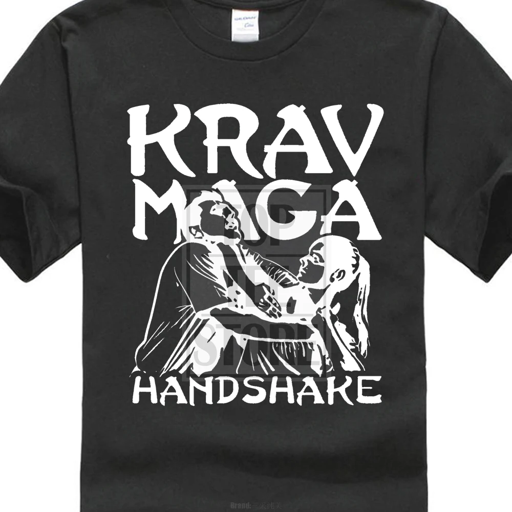 Удобная брендовая мужская футболка с коротким рукавом Krav Maga | Мужская одежда