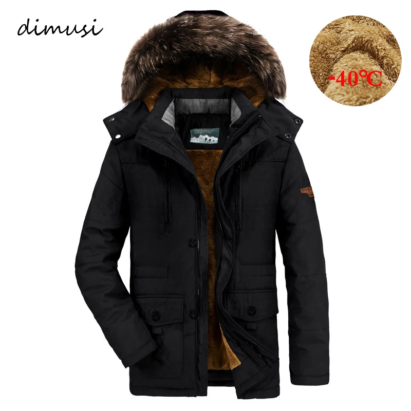 

DIMUSI Winter Jacket Mens Thick Cotton-Padded Parka Coat Male Mid-Long Jackets Hoodies Coats Mens Brand Clothing 6XL,TA282