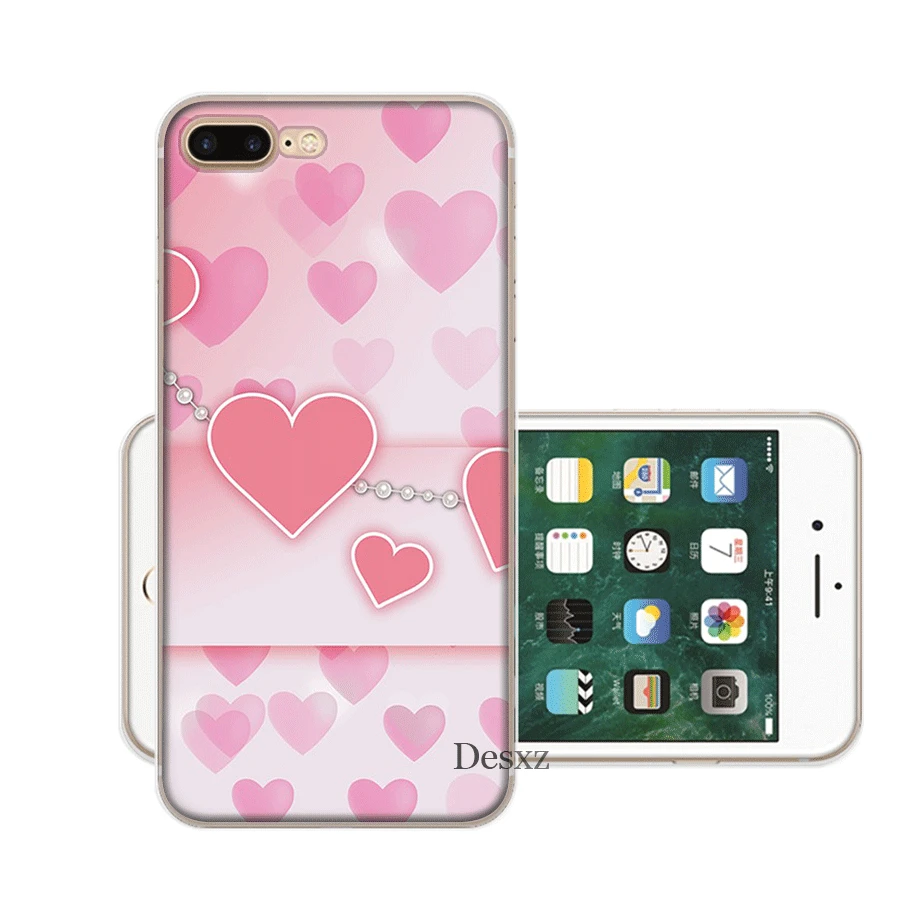 Чехол для мобильного телефона iPhone 11 Pro XR X XS Max 6 6S 7 8 Plus 5 5S SE чехол с сердечками