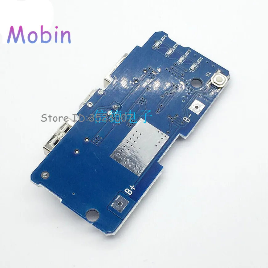 10 шт./лот USB 3 7 в до 5 В 2 а Мобильный Внешний аккумулятор DIY 18650 литиевая батарея