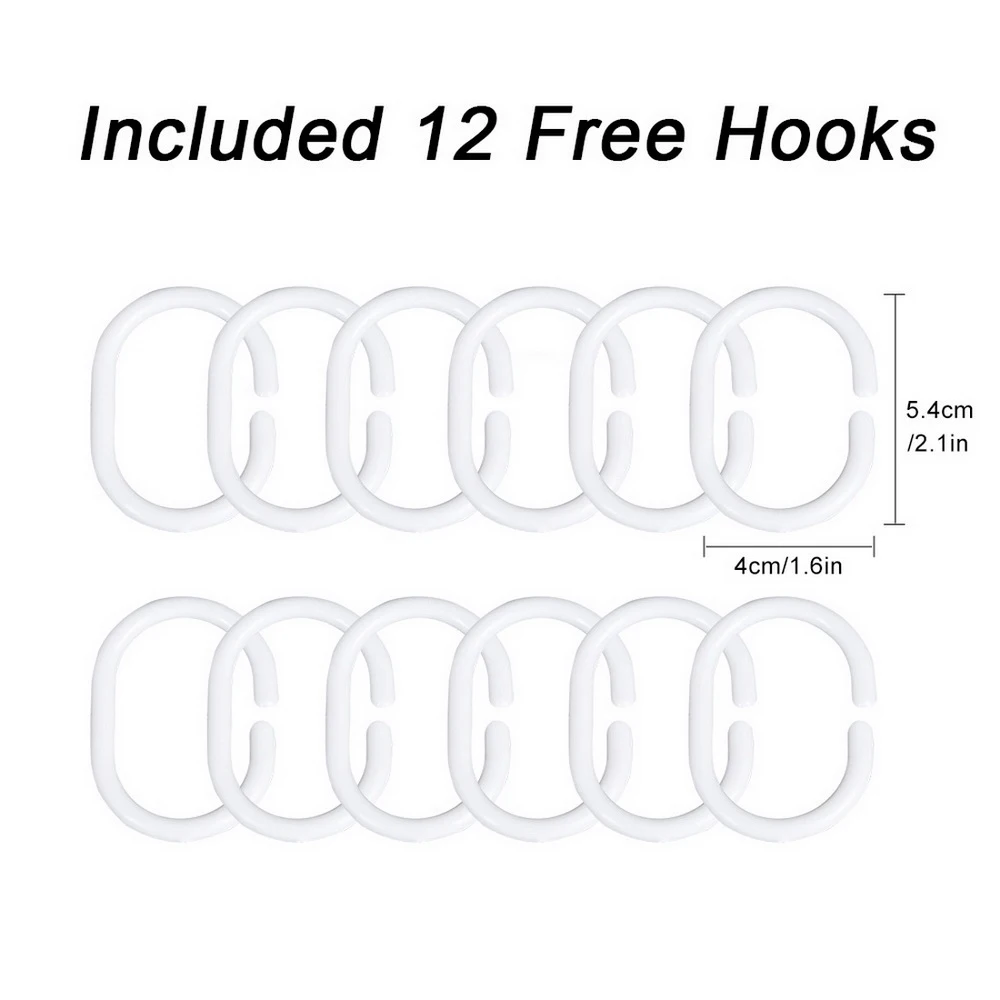 1 шт. занавески для душа с принтом листьев зеленые тропические растения ванная