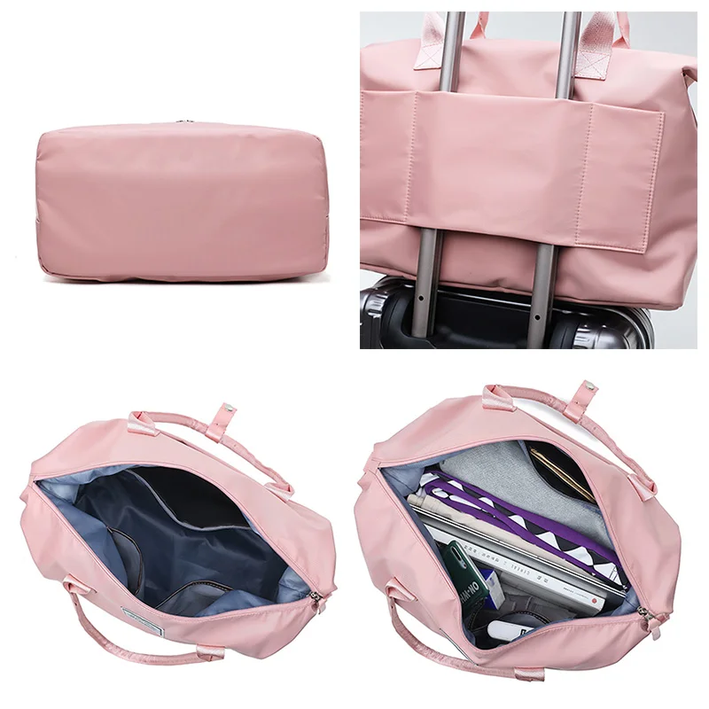 Top Oxford women's Travel Handbag Carry on Luggage shoulder Bags female Duffle lady Tote Large Weekend Bag Overnight | Багаж и сумки