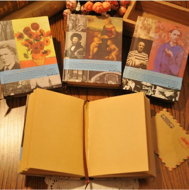 Free shipping!!Wholesale Europe Master of art Diary book/Notepad/Paper notebook/note book | Канцтовары для офиса и дома