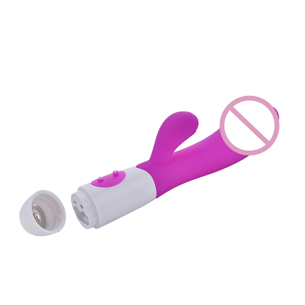 1 шт. фаллоимитатор вибратор G Spot кролик двойной вибрации силиконовый