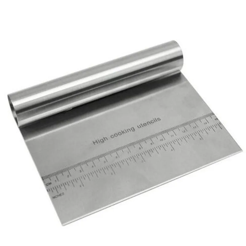 Kitchen Accessories Stainless Steel Dough Cutter Flour Spatula Pastry Knife Scraper for Pizza Pancake Battercake | Дом и сад