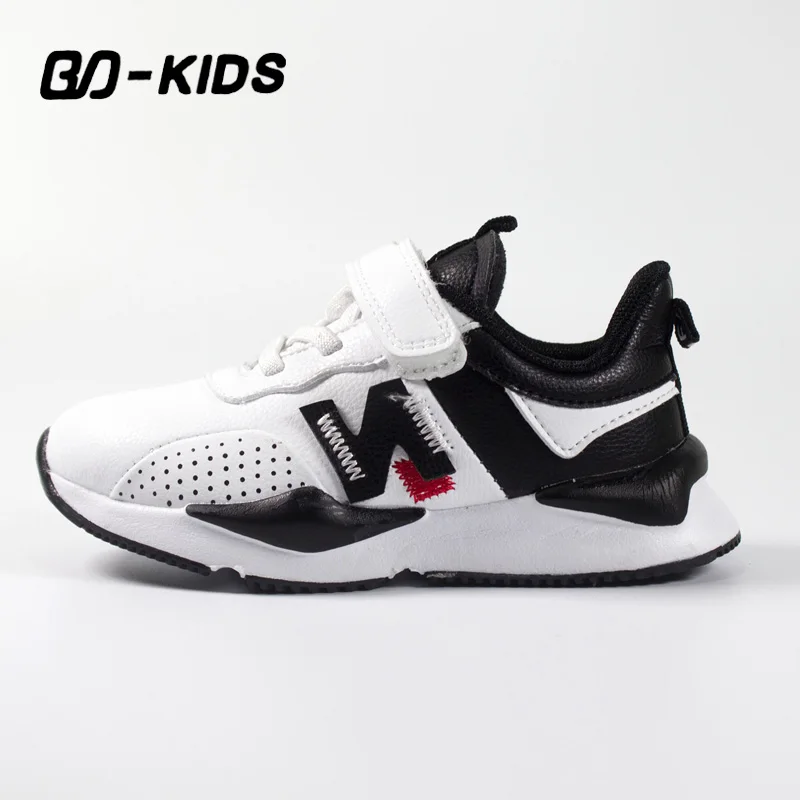 Bdkids Toddler Fashion Sneakers Kids 2018 Children For Boys White And Black Breathable Mesh Hook Loop Eva 162D | Детская одежда и