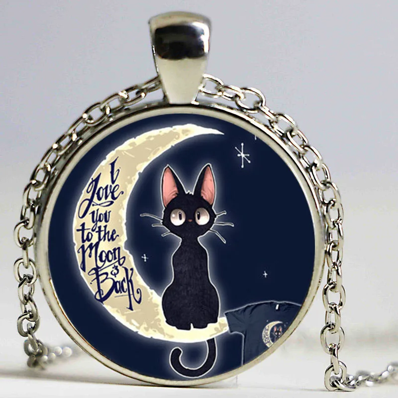 Ожерелье с подвеской I Love You to the Moon and Back украшение художественным принтом