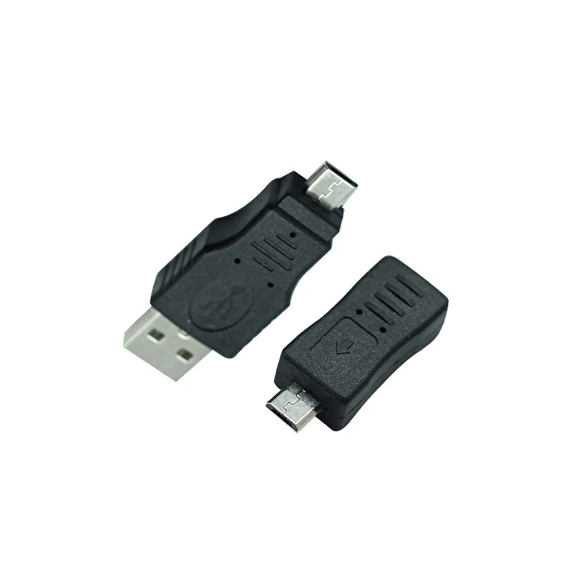 2018 New Arrival USB2.0 MicroUSB Adapter MiniUSB Female To Micro Android 5P Converter for Computer Keyboard Laptop Flash Disk |