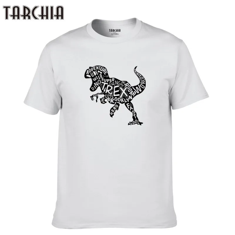 TARCHIA 2021 Новая модная мужская футболка хлопковая с коротким рукавом летняя Стиль