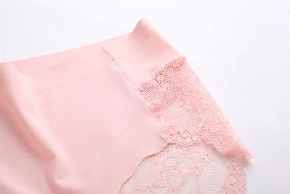 Новые женские шелковые трусики, M-XL, кружевное сексуальное нижнее белье, бесшовное белье, средняя посадка, полые тонкие трусы, удобные трусы из дышащего материала