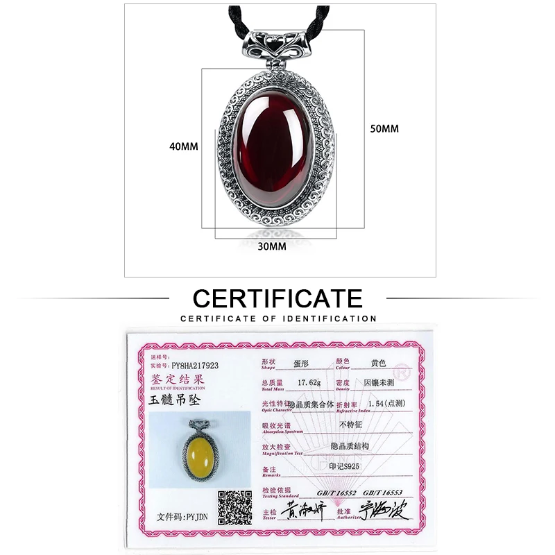 Женское ожерелье с подвеской из серебра 100% пробы халцедоном|gemstone pendant|gemstone silver