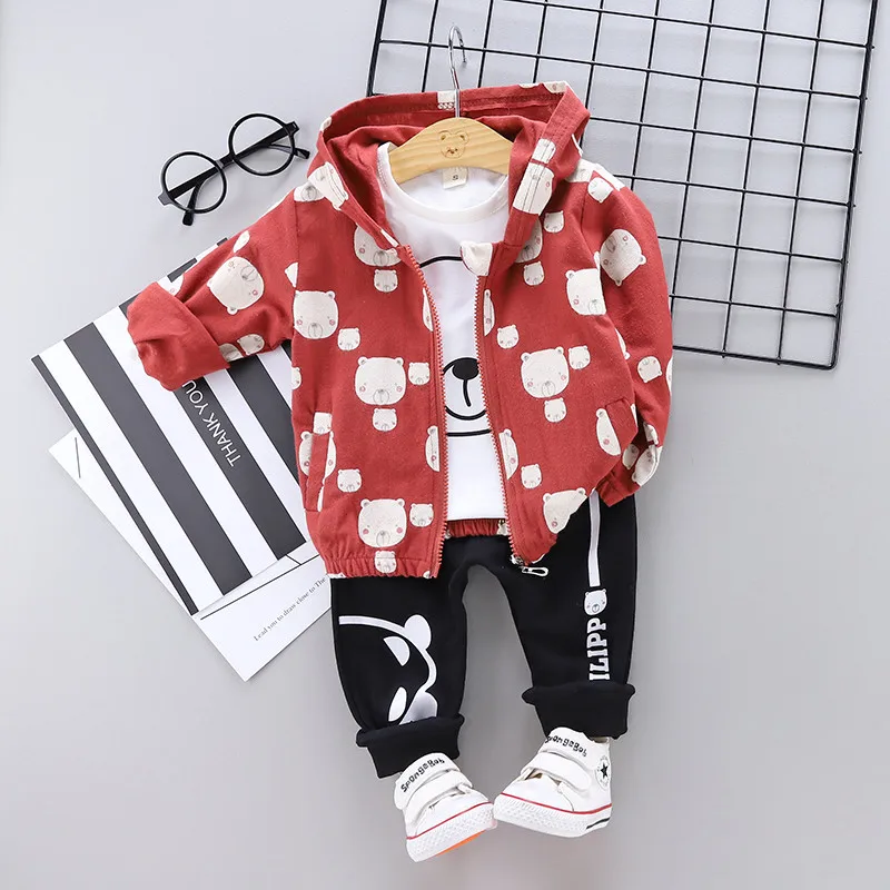 Одежда высокого качества для маленьких мальчиков 2019 г. новый весенне-осенний