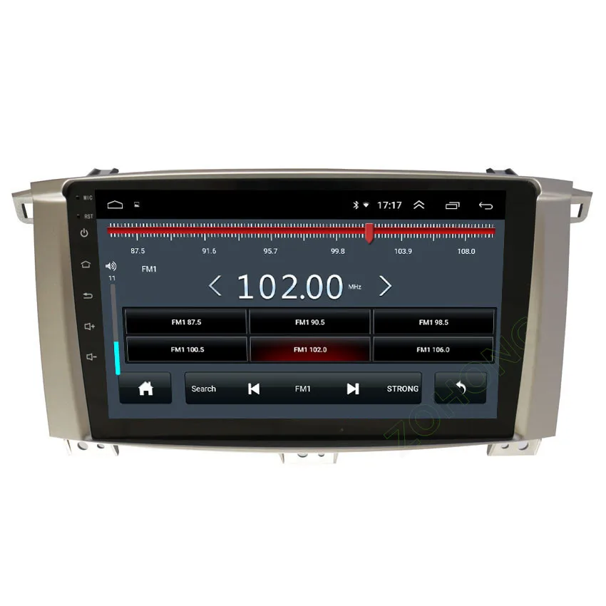 4G DSP 2+ 32Gb 2.5D Android 9,0 Автомобильный мультимедийный dvd-плеер для Toyota Land cruiser 100 LC100 автомобильный Радио gps навигация Авторадио BT