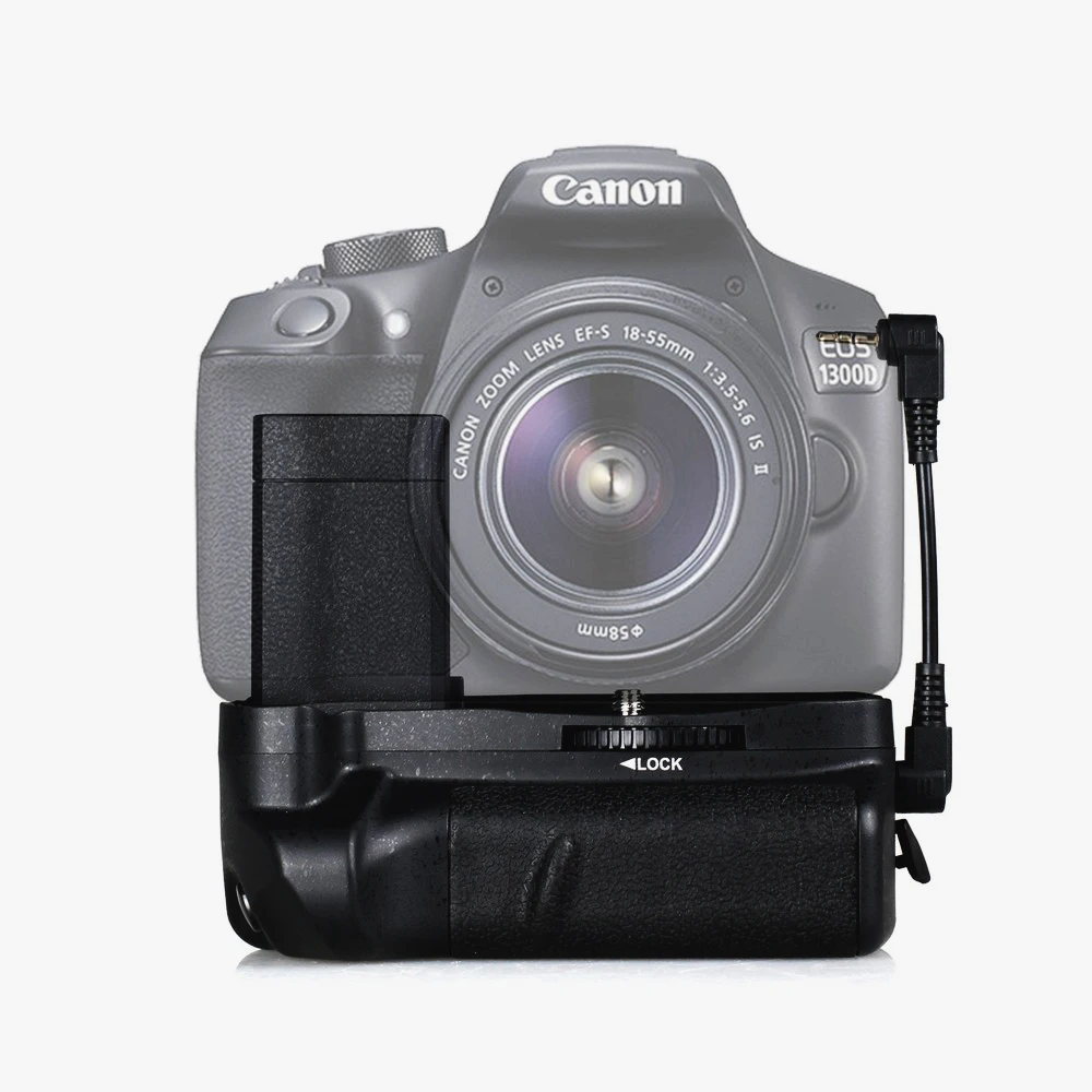 Spash Вертикальная Батарейная ручка с 2 LP E10 батареями для Canon EOS 1100D 1200D 1300D Rebel T5 T6 T3 Kiss