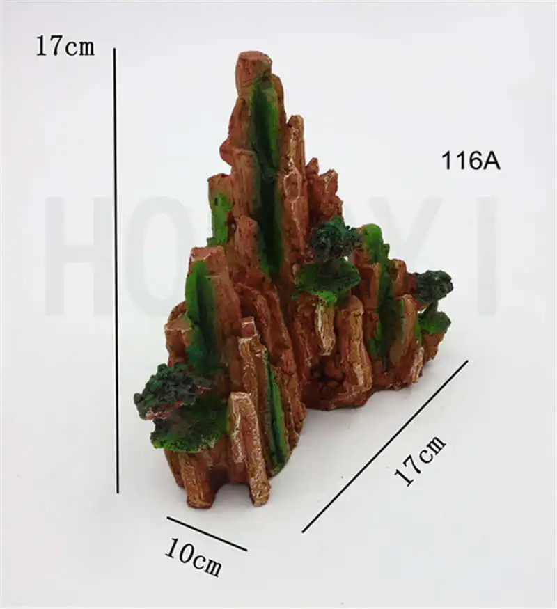 Фотоэлемент для аквариума украшение каменное дерево из смолы ландшафтное | Дом и