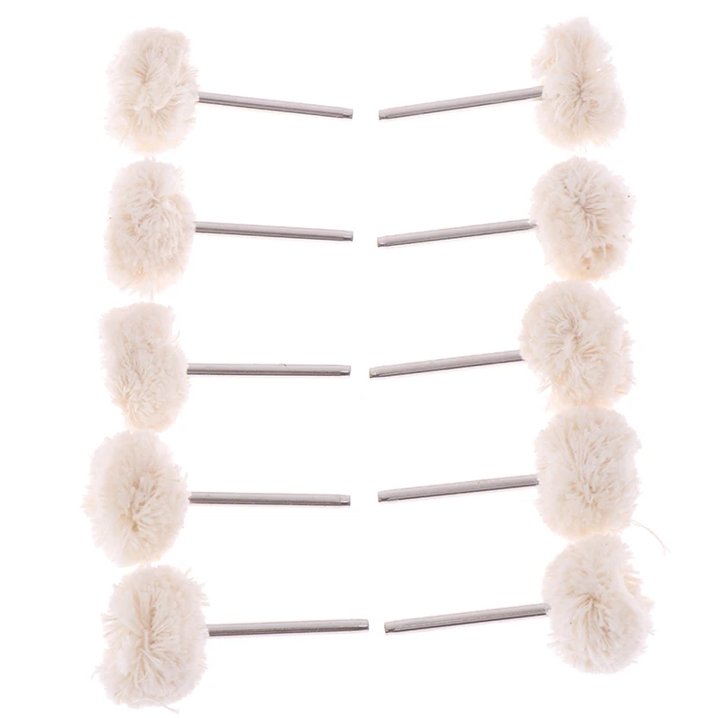 

1PC / 5PCS / 10PCS Wool Dremel Accessories 1/8" Shank Polishing Head Grinding Jewelry Metals Wheels Felt Brushes for Rotary Tool