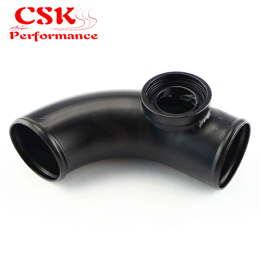 Universal 3&quot / 2.75&quot 2.5&quot 90 Degree Pipe Piping Flange Adapter For Ssqv Sqv Bov Blow Off Valve Black |