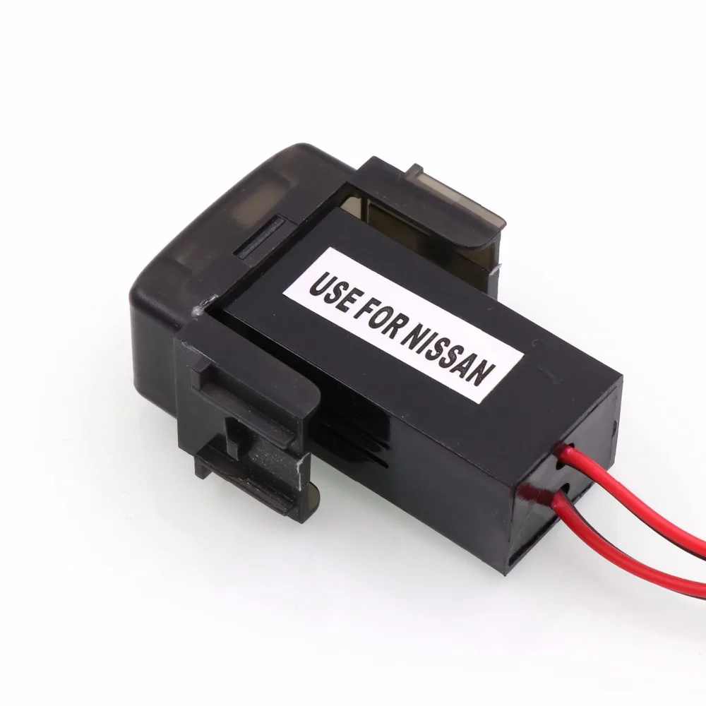 Автомобильное зарядное устройство с USB интерфейсом 5 В 2 1 А и измеритель