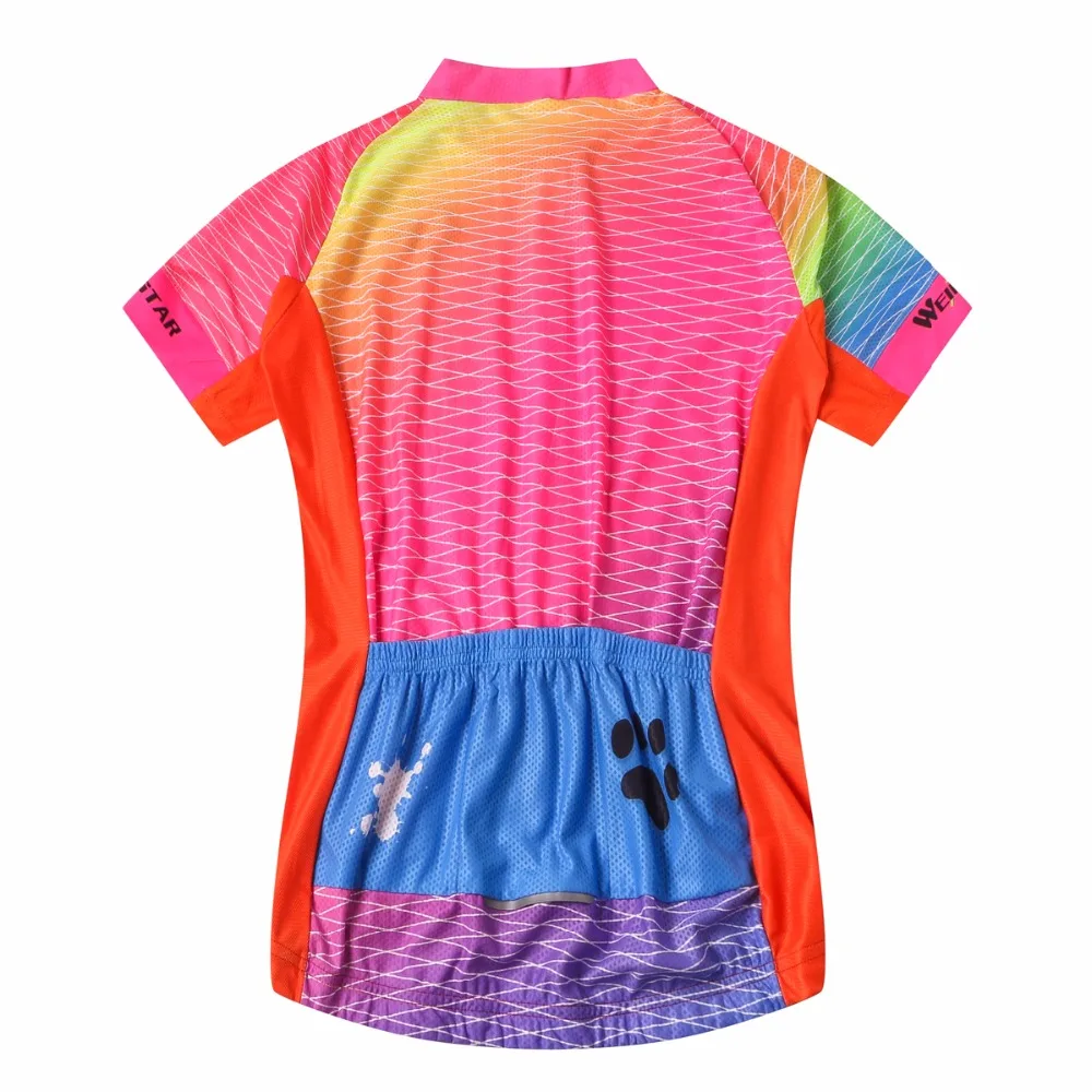 Красно желтая футболка для горного велосипеда Женская одежда велоспорта Ropa Ciclismo