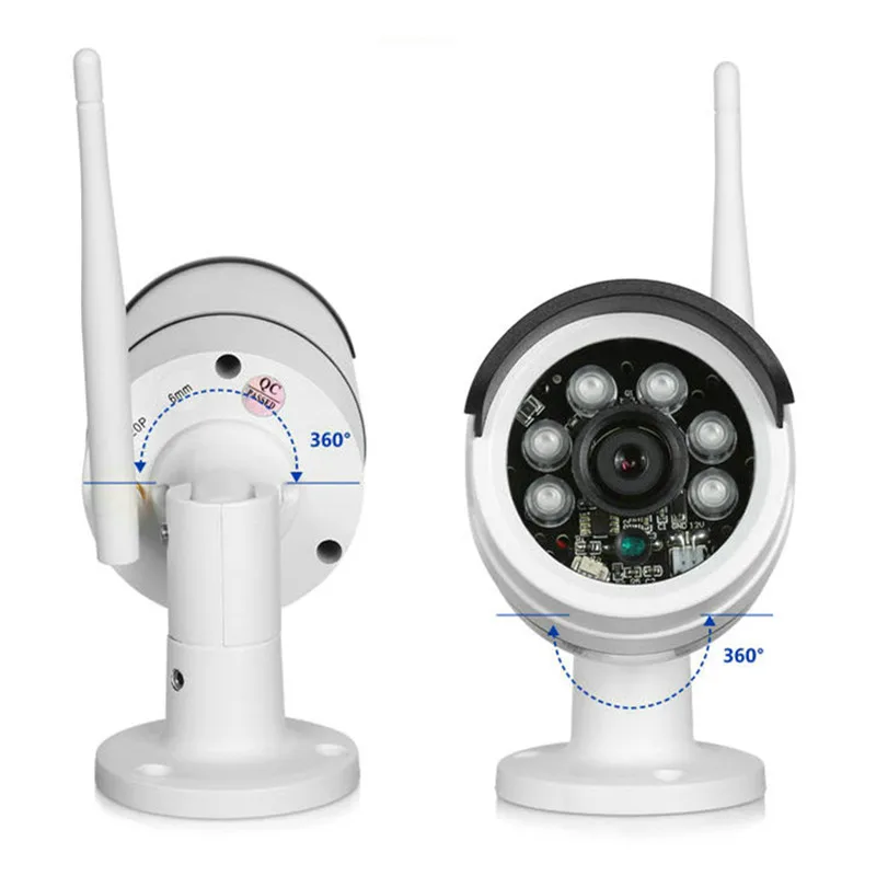 Мегапиксельная Беспроводная ip-камера 720P HD wifi камера наружная Водонепроницаемая P