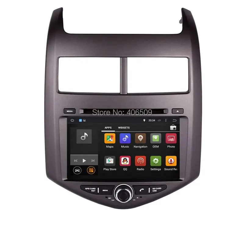 Автомобильный DVD плеер для Chevrolet Aveo Android 7 1 2011 2012 2013 с GPS навигацией радио BT USB AUX 4