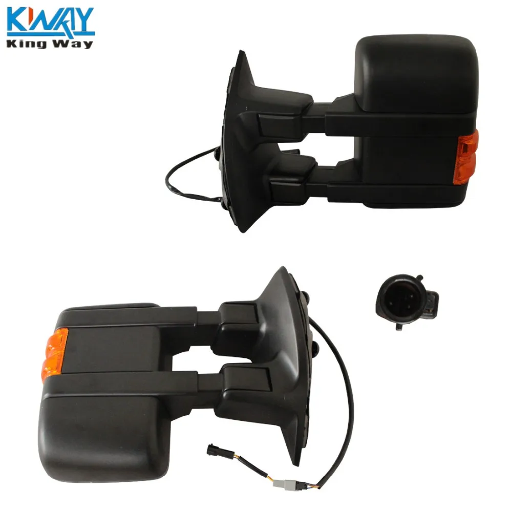 King Way-View зеркала для 03-07 Ford F250/F350/F450/F550 Super Duty Turn w/Сигнальный светильник