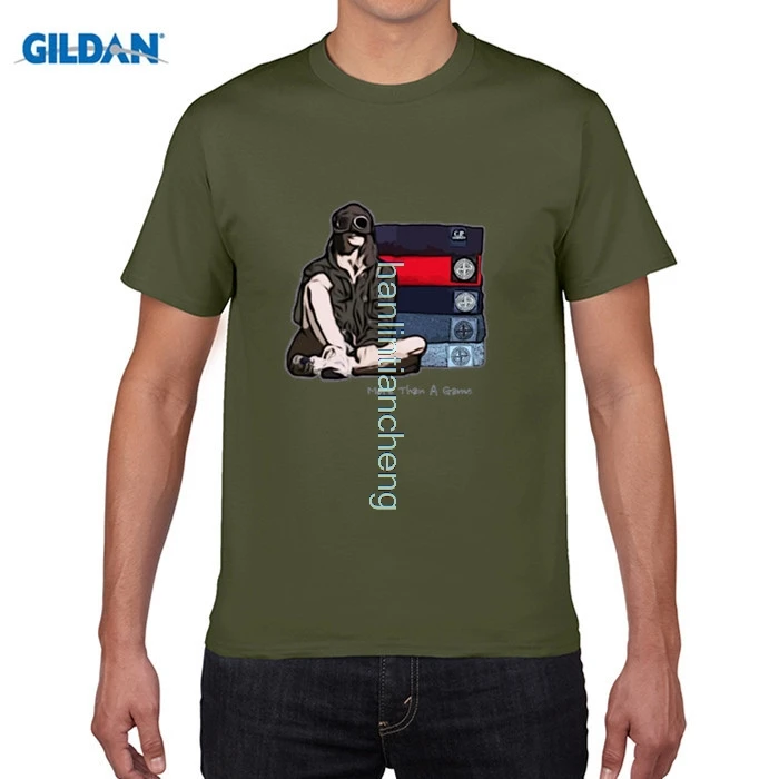 GILDAN DIY стильные мужские футболки 100% хлопок крутая повседневная футболка L 80S Leave Life
