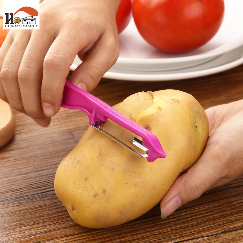1 шт. фрукты ярких цветов Овощной очиститель нож бытовой пластиковый гаджет
