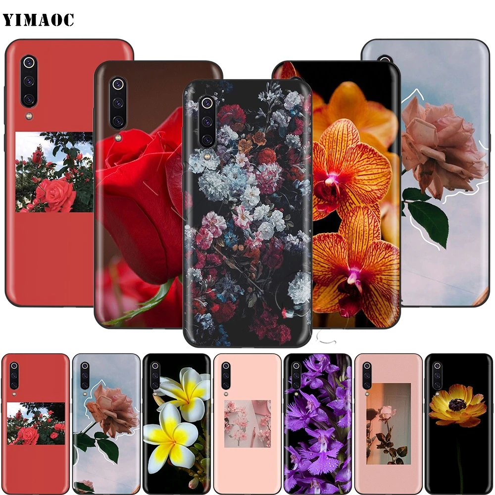 Орхидея цветы эстетика чехол для Xiaomi Redmi Note 4 4x 4A 5 5A 6 7A 8 8T Pro Prime Plus K20 K30 Poco X2|Бамперы|