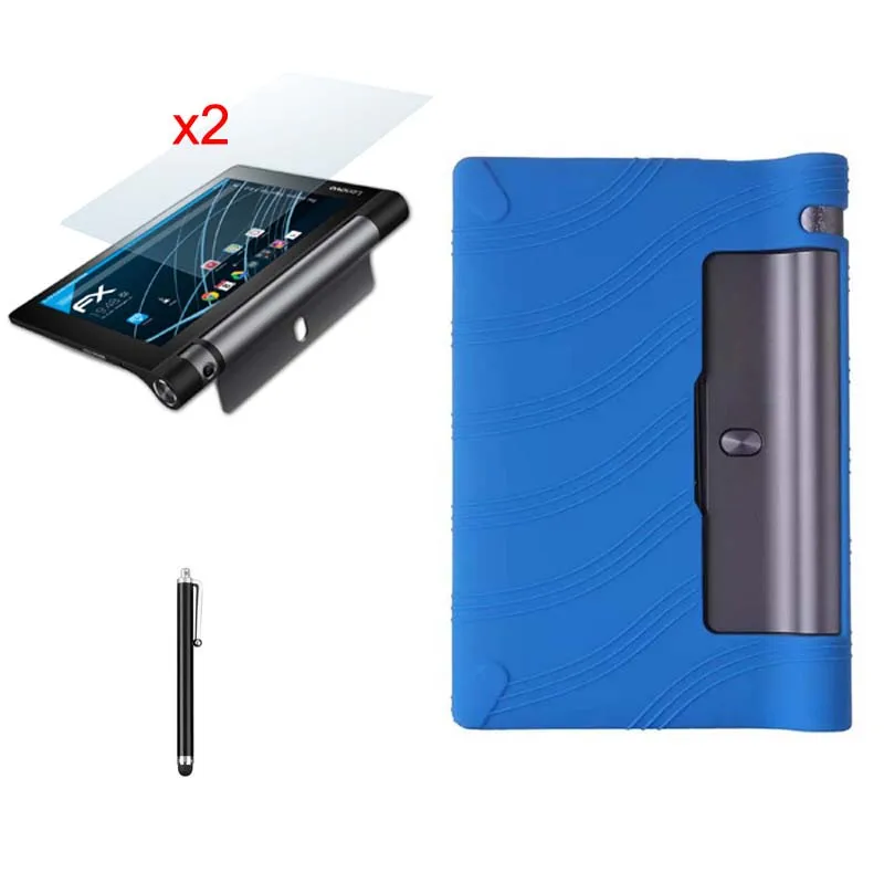 Ультратонкий Роскошный силиконовый мягкий чехол Smart Shell + 2 * матовых пленки стилус