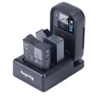 Питание для экшн-камеры Hero 5678, черный аккумулятор, 3 выхода, USB, 3 слота, зарядное устройство для батареи, Wi-Fi, пульт дистанционного управления, зарядка, Рыба Клоун