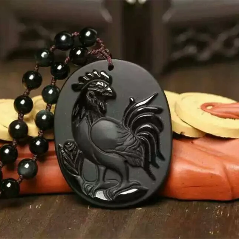 Оптовая продажа jourssnow скраб курица из знаков зодиака натуральный обсидиановый