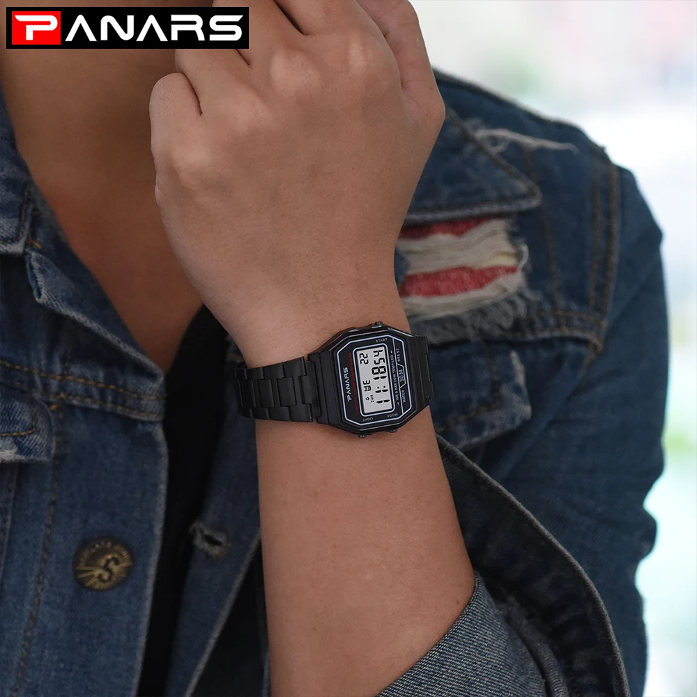 Часы мужские и женские спортивные цифровые электронные водонепроницаемые