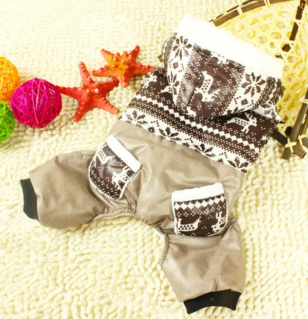 2017 комбинезон для маленьких собак одежда девочек и мальчиков пальто на флисовой