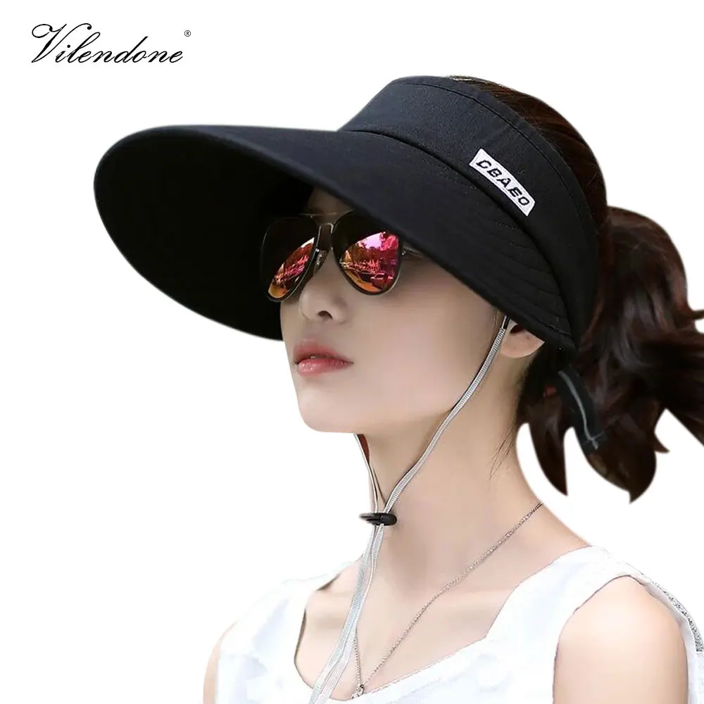 Новинка 2019 летняя женская солнцезащитная Кепка с большими полями хлопковые